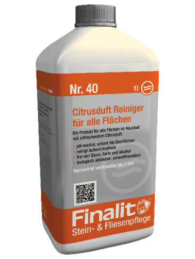 Finalit Nr. 40 Citrusduft Reiniger (pH-neutral)